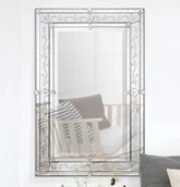 Wall Mirror Luxury Glass Framed Venetian Decor Mirror